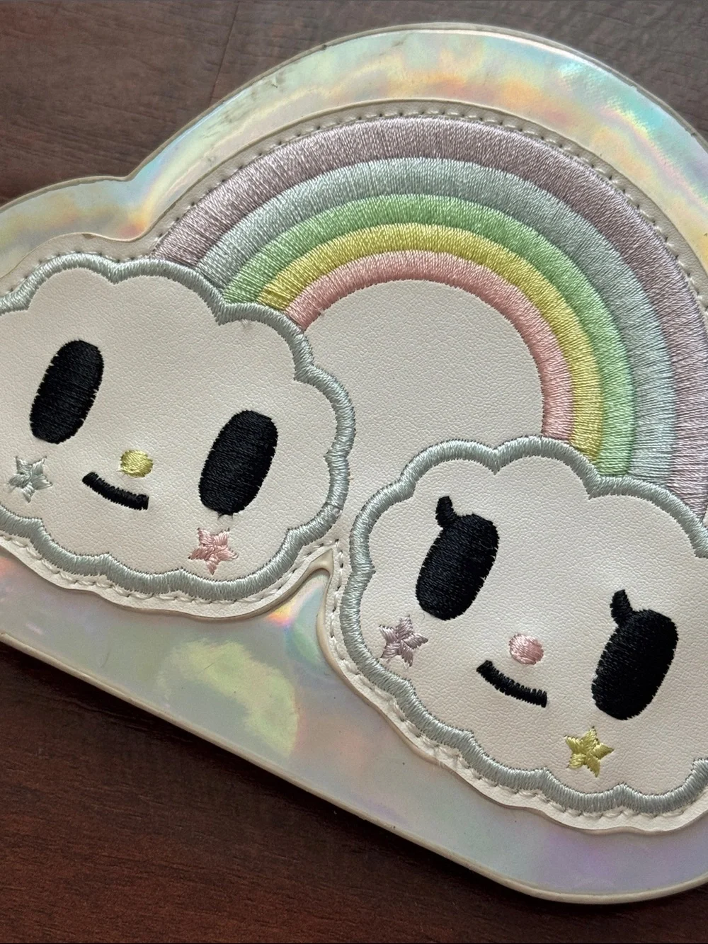 Tokidoki - Iridescent Rainbow Cloud small Pouch